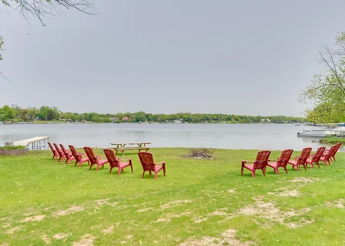 Ferienhaus Pistakee Estate W/ Boat Dock & Hot Tub! Johnsburg